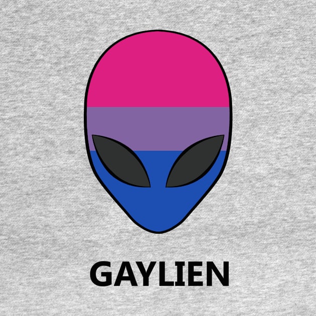 Gaylien Bisexuality LGBT Pride Alien by MythicalPride